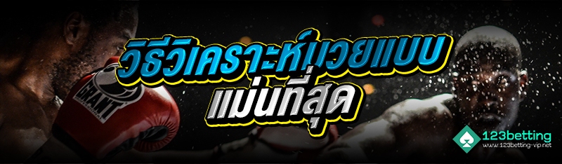 วิธีวิเคราะห์มวยแบบแม่นที่สุด 